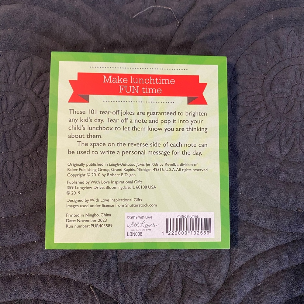 Lunch Box Notes for Kids - Picture 2 of 3